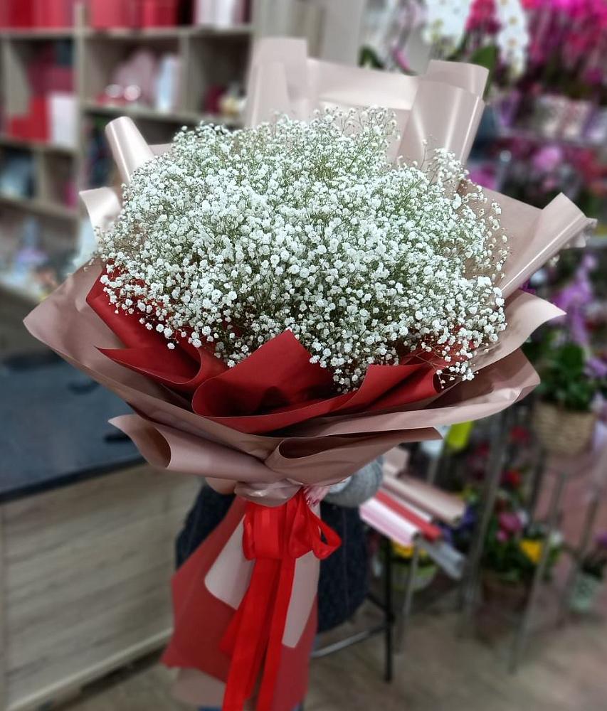 Букет Белые хлопья в Кротовка Букет цветов из: Гипсофила в Кротовка