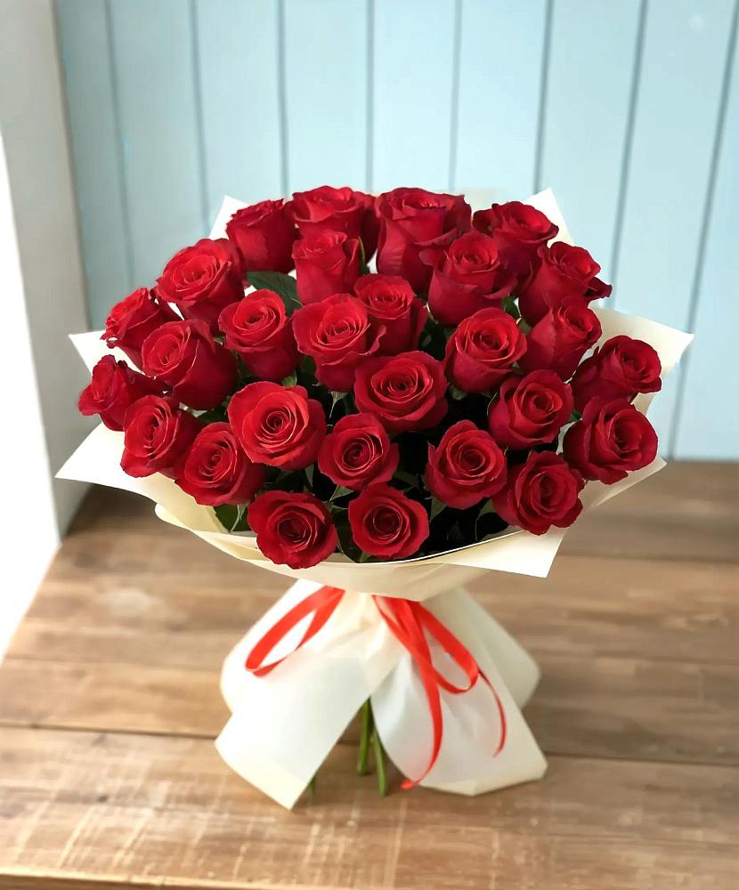 Букет 29 Красных роз в Кротовка