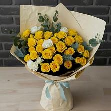 Букет цветов из:  Розы в Кротовка