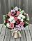 Букет цветов из: Альстромерии, Гвоздики, Розы и Хризантемы в Кротовка