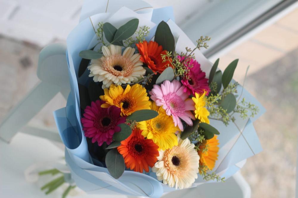 Букет цветов из: Герберы в Кротовка