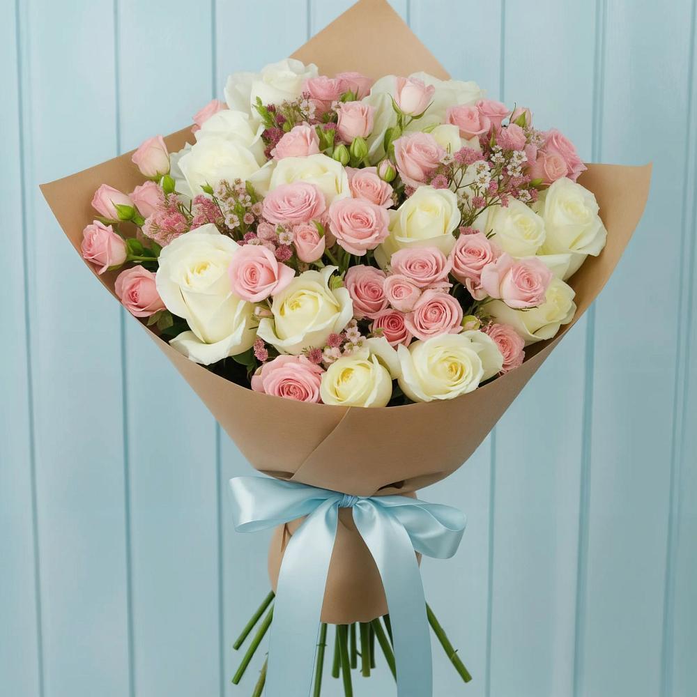 Букет цветов из: Розы в Кротовка