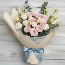 Букет цветов из:  Лизиантусы в Кротовка