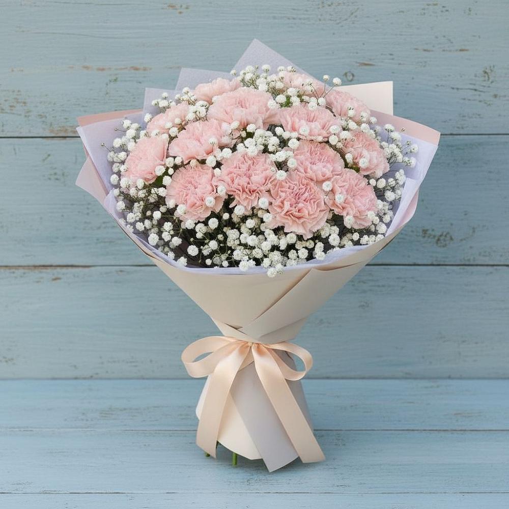 Букет цветов из: Гвоздики в Кротовка