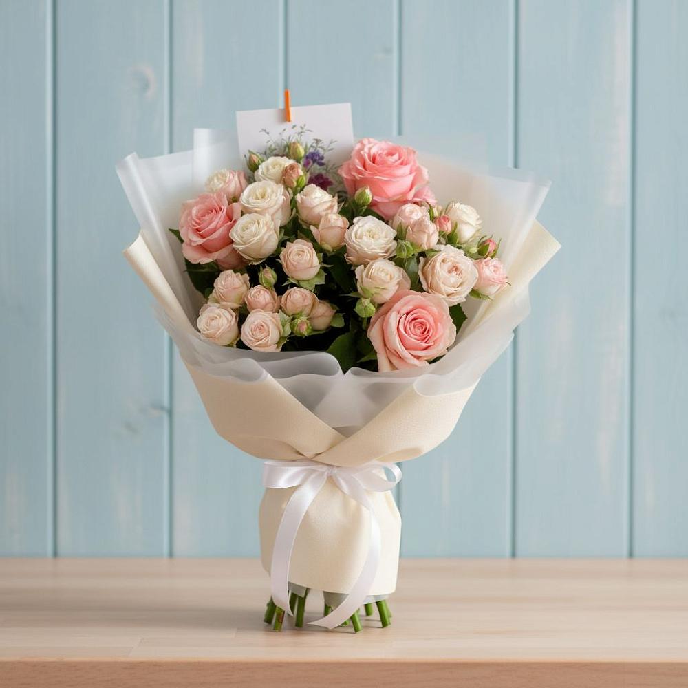 Букет цветов из: Розы в Кротовка