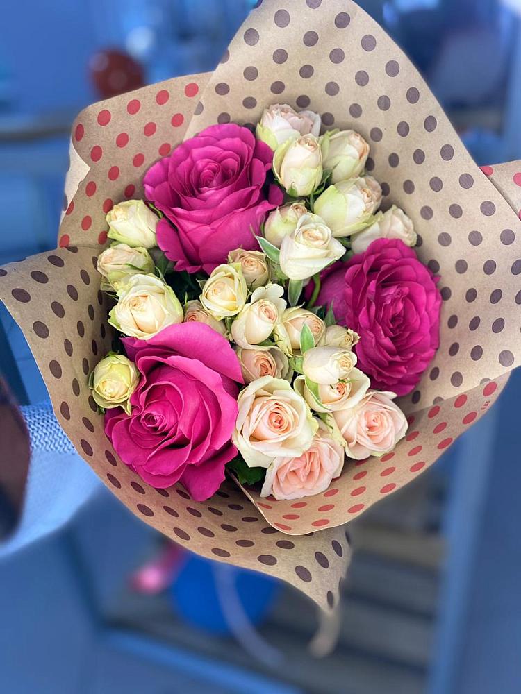 Букет цветов из: Розы в Кротовка