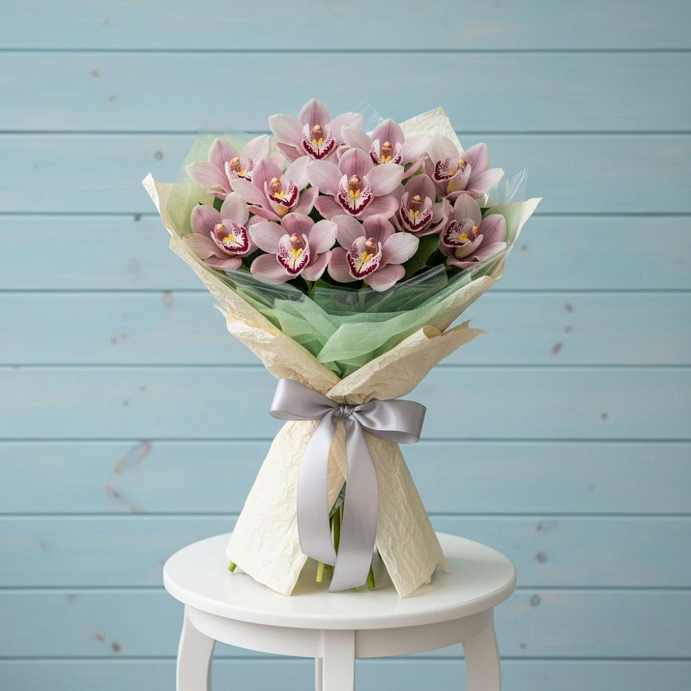 Букет цветов из: Орхидеи и Розы в Кротовка