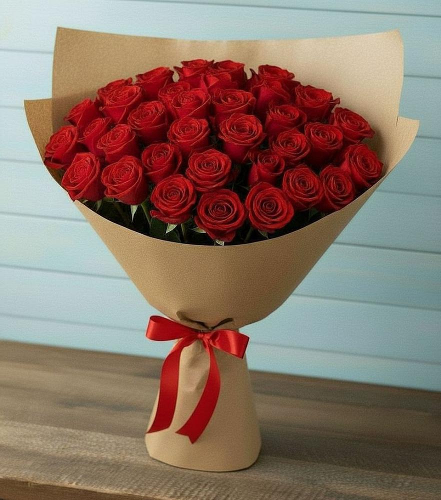 Букет Красные розы Милано в Кротовка