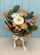 Букет цветов из:  Герберы и Хризантемы в Кротовка