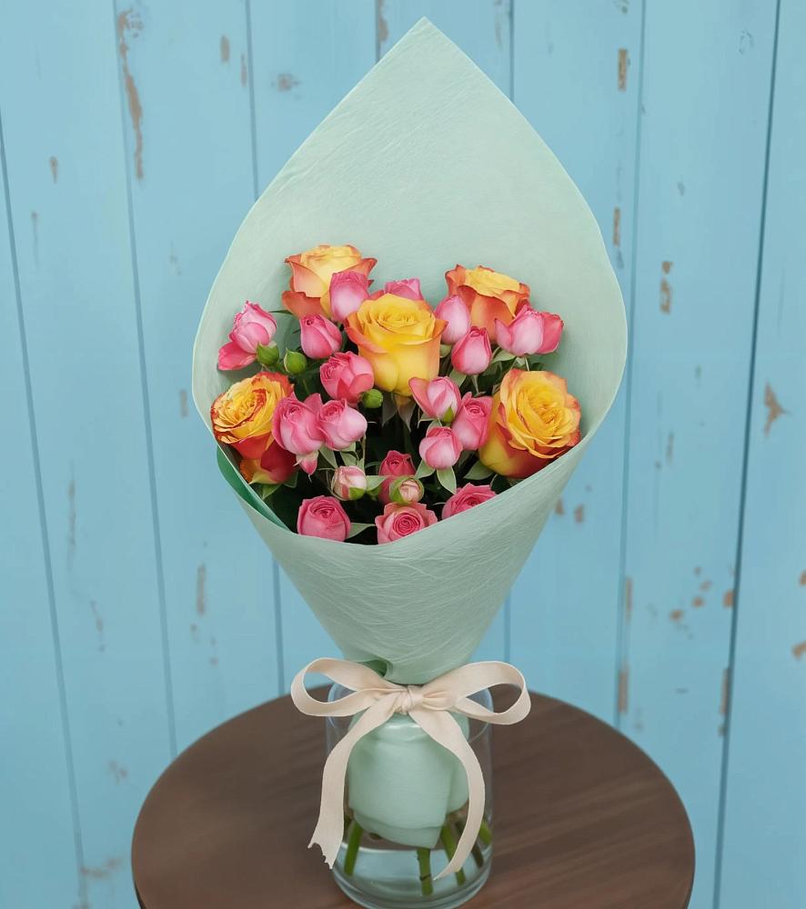 Букет цветов из: Розы в Кротовка