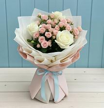 Букет цветов из:  Розы в Кротовка