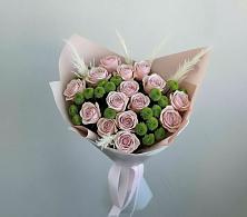 Букет цветов из:  Розы и Хризантемы #REPLACE_PRED# Кротовка