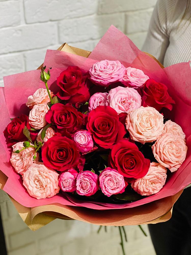 Букет цветов из: Розы в Кротовка