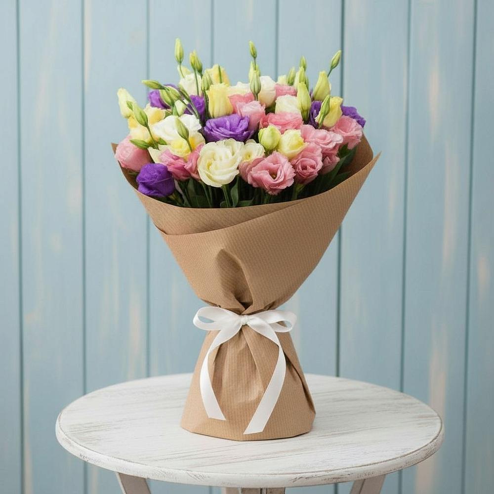 Букет цветов из: Лизиантусы в Кротовка