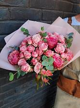 Букет розы в пальмах в Кротовка Букет цветов из: Розы в Кротовка