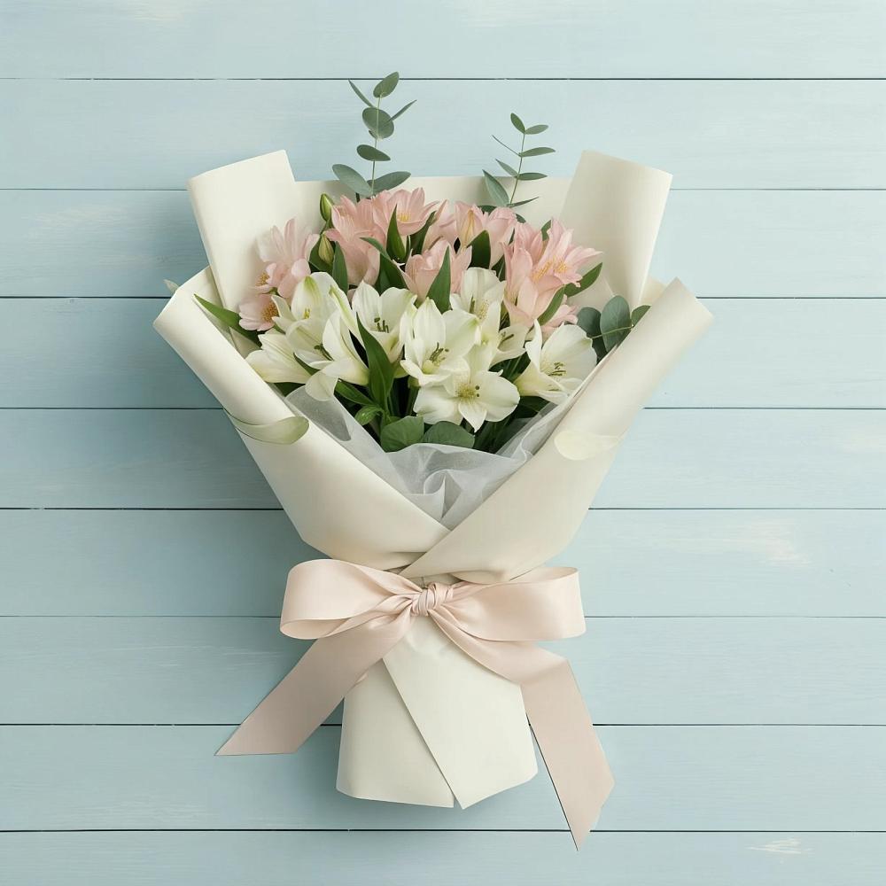 Букет цветов из: Альстромерии в Кротовка