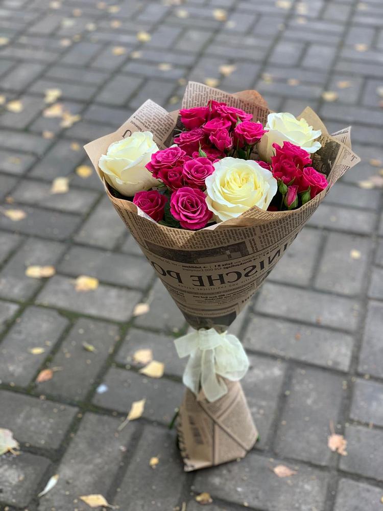 Букет цветов из: Розы в Кротовка