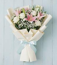 Букет цветов из:  Лилии в Кротовка